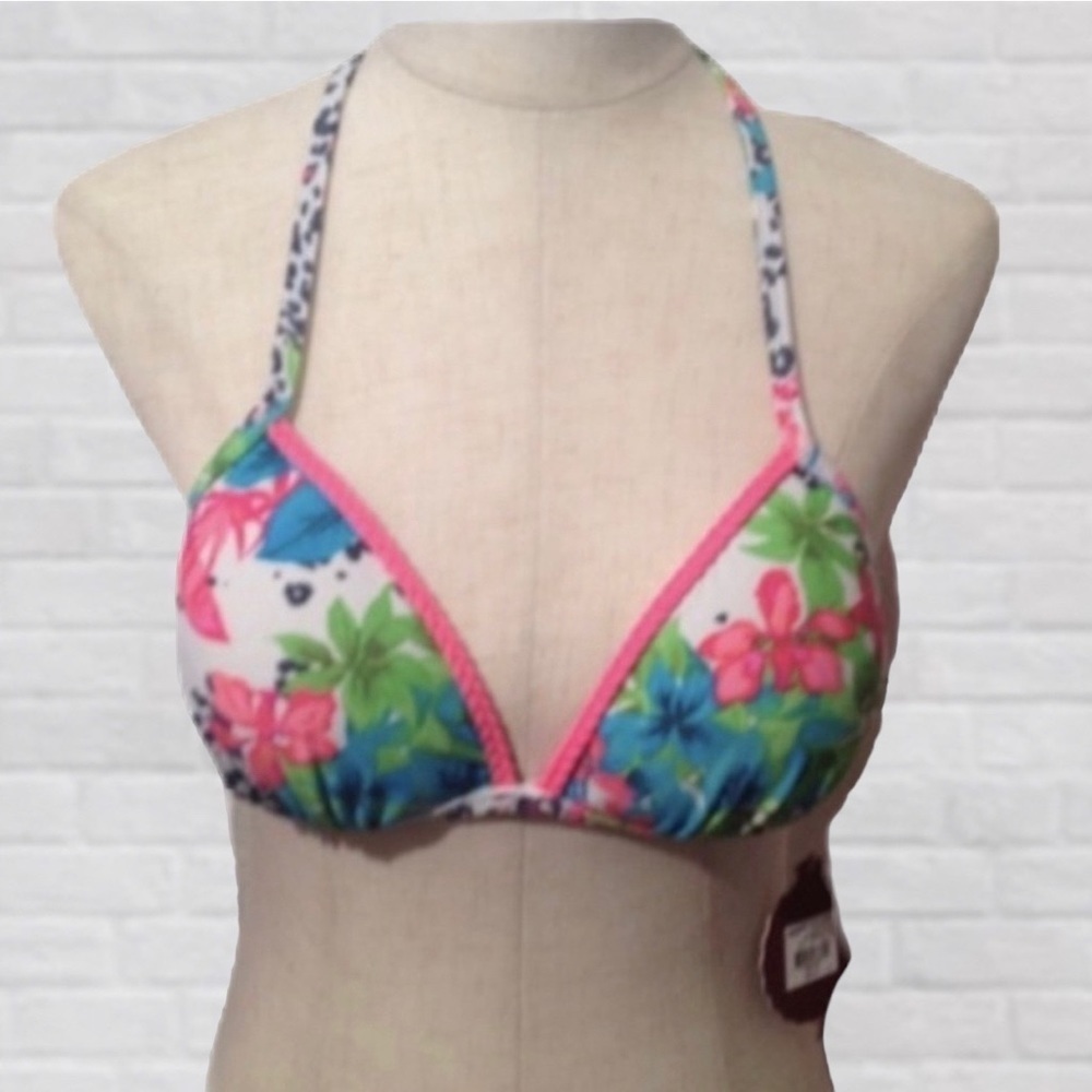 SO Floral Bikini Swimwear Top New With Tags